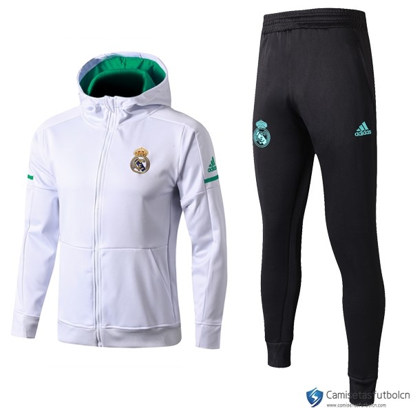 Chandal Real Madrid 2017-18 Verde Blanco Negro